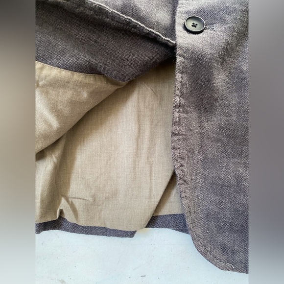 Zara Grey Linen Lined Sports Coat - Picture 2 of 5